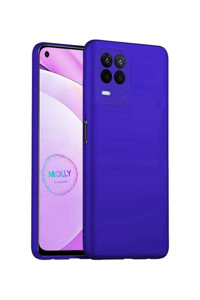 Molly Technology حافظة ساكس بلو جارديان من السيليكون غير اللامع لهاتف اوبو A54