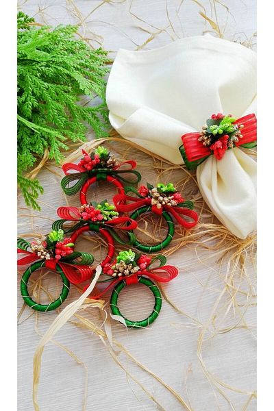 CWolf Bow 6-Piece Napkin Ring