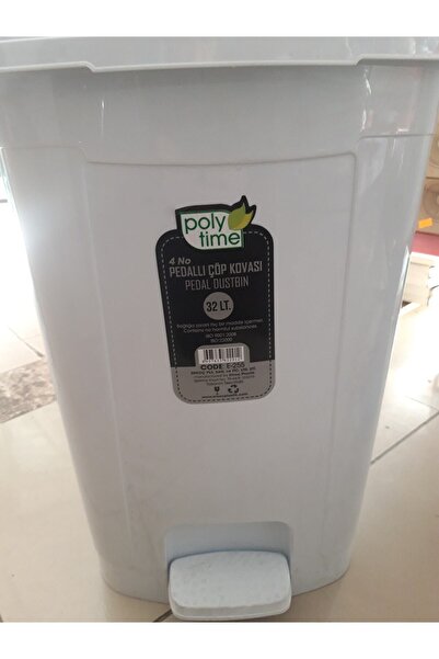 EvimShopping Poly Time 4 No Pedallı Çöp 32 Lt E-255