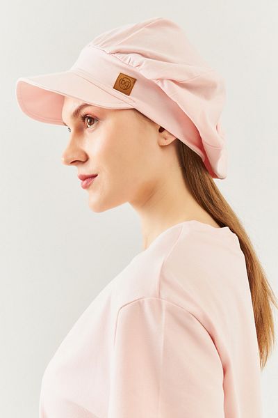 Butikgiz Women's 4 Seasons Cotton, Ultra Soft, Lightweight, Anti-Sweat, Stylish, Trendy Cap and Combed Cotton Hat with Visor