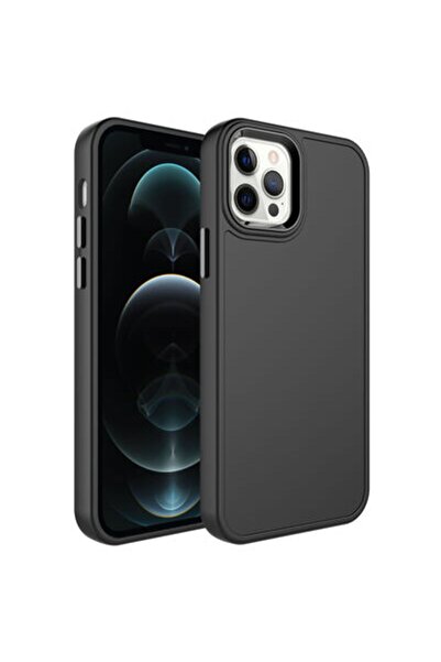 Rivor Apple iPhone 12 Pro Max Kılıf Kamera Koruma Hassas Butonlu Darbe Emici ...