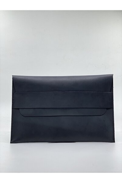 MAT Deri Asus Zenbook Bag 14X Oled Um5401 Compatible 14 Inch Black Genuine Leather Slim Carrying Case