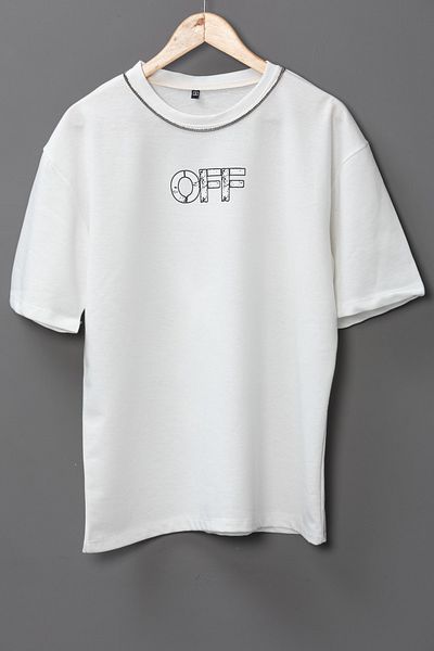 Wolters Outdoors Ανδρικό κοντομάνικο μπλουζάκι από βαμβακερό εμπριμέ με λαιμόκοψη