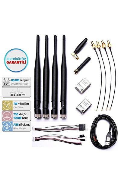 Pixhawk Rf Design Rfd868ux Uyumlu Modem Uzun Menzilli Radyo Telemetri Seti Bu...