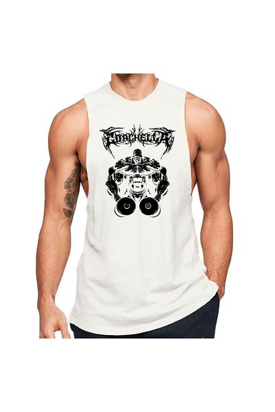 Black İstanbul Coachella Zero Sleeve Fitness Athlete