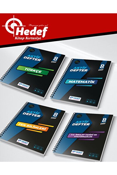 Yanıt Yayınları 8. Sınıf Türkçe, Matematik, Fen Bilimleri, Sosyal Bilgiler Ak...