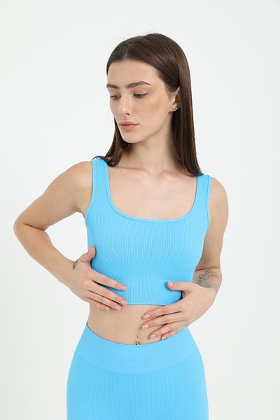 FOREVER MORE Χοντρό λουράκι Crop Sports Top