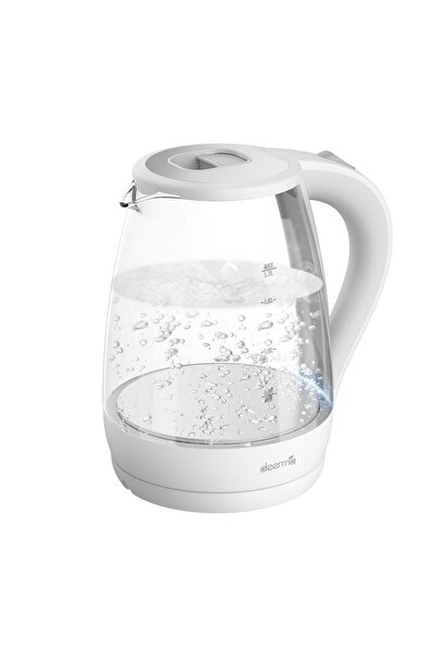 Deerma Dem-sh30w 1,7 Lt Mavi Işıklı Cam Kettle