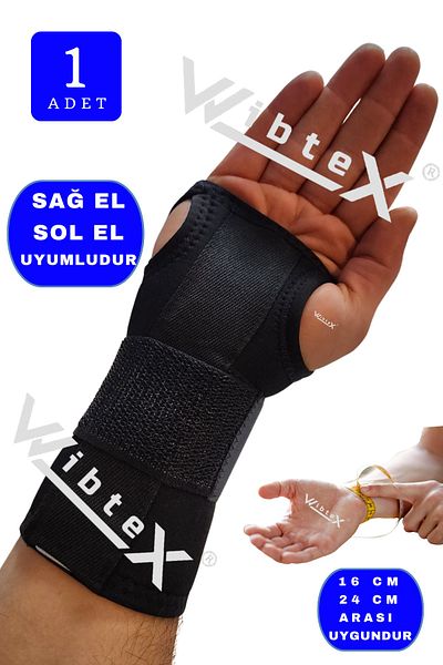 medikalcin Hand Wrist Brace Right Hand and Left Hand Compatible (SINGLE 1 PIECE)