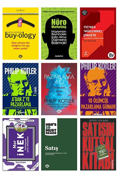 MediaCat Kitapları Iyiden Mükemmel Şirkete Jim Colllins Mor Inek Seth Godin N...