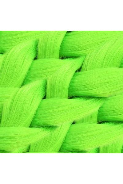 KONAK PERUK Synthetic Hair For African Braid And Rasta - Neon Green