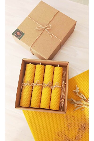 Petekoğlu Adaçayı Aroma Terapi Doğal Petek Balmumu Mum Seti