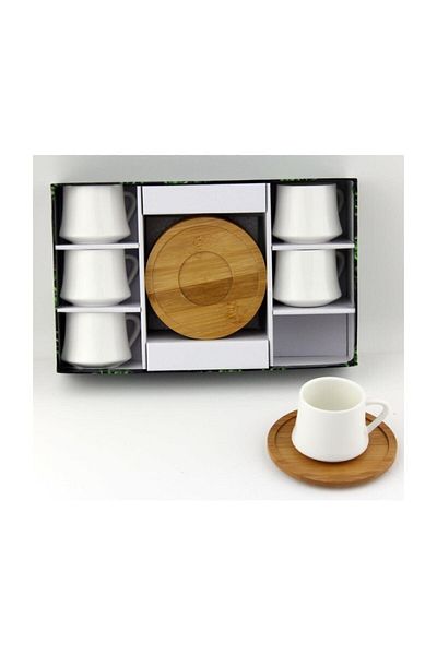 Lavin Porcelain Plate Coffee Cup Set
