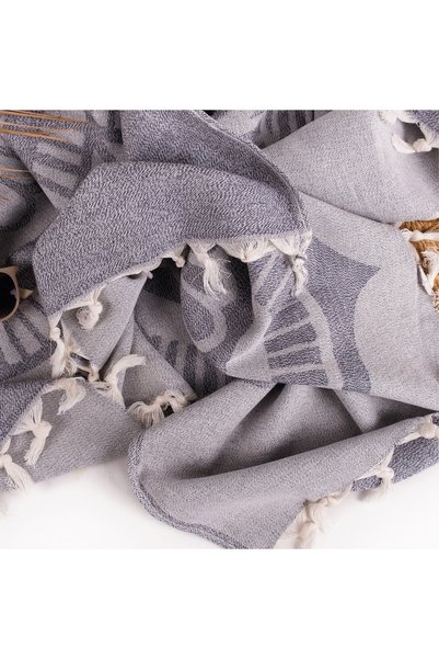 MEYN COLLECTİON Cotton/ Bamboo Mandala Patterned Fabric Towel