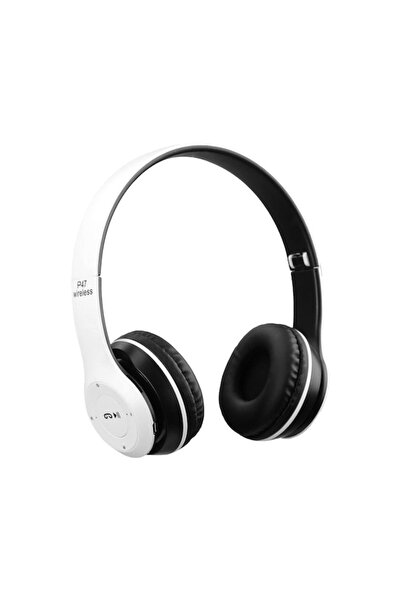 instatech P47 Extra Bass Uyumlu Mp3 Fm Radyolu Bluetooth 4.1 Kulak Üstü Kulaklık Kırmızı