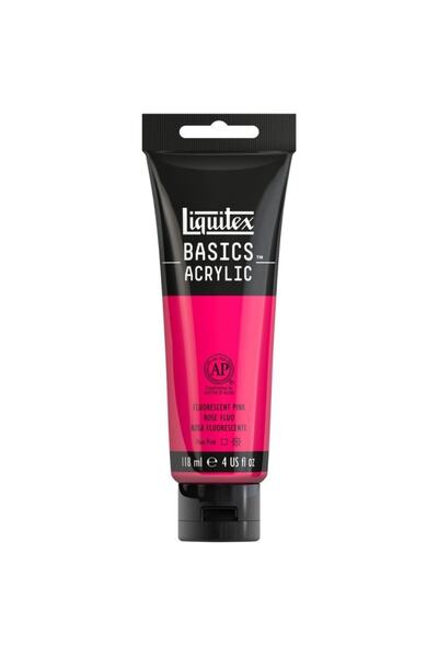 Liquitex Basics Acrylic 118ml Akrilik Boya Fluorescent Pink 987