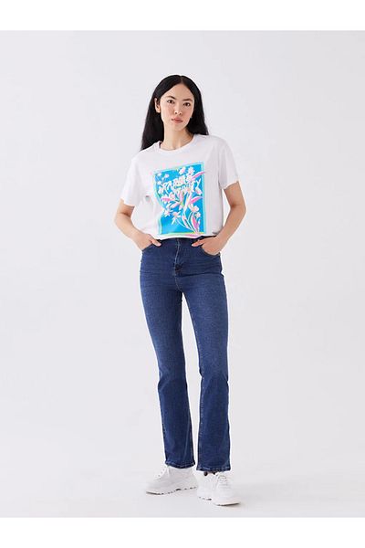 LC Waikiki Lcw Jeans High Waist Flare Women's Jean Pants