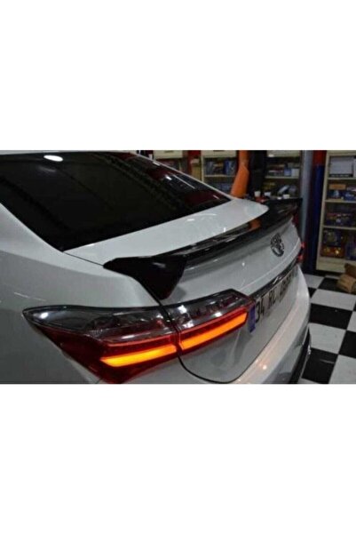Toyota Corolla Trd Spoyler Parlak Siyah Boyalı 2012 Sonrası