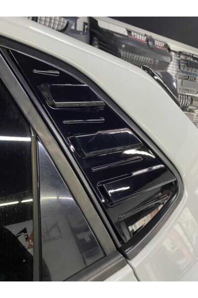 X POWER TUNİNG Volkswagen Golf 7.5 Kelebek Uyumlu Cam Kaplaması Pianoblack Pa...