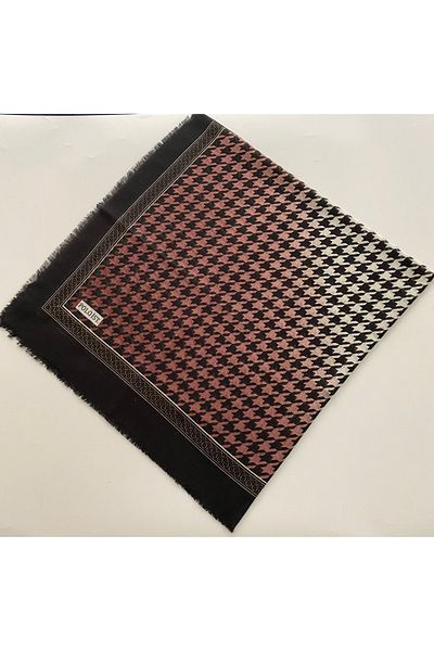 poloist Λεπτό τυρόπανο με μοτίβο Houndstooth