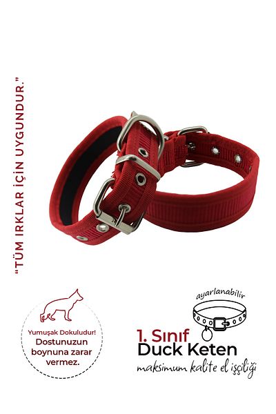 MgTasma Soft Textured Column Dog Collar, Dog Collar