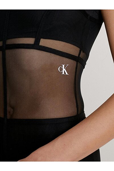 Calvin Klein Mesh Tank Dress