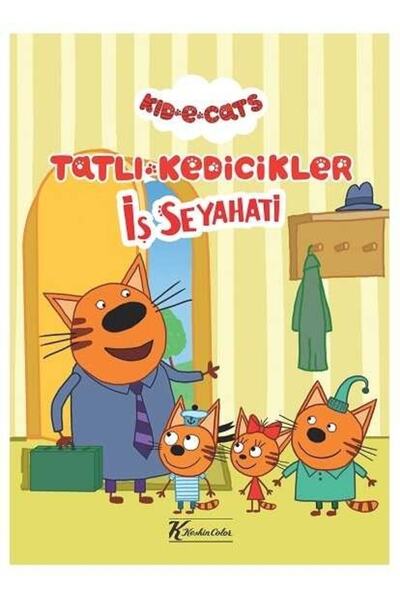 KESKİN COLOR Tatlı Kedicikler Hikaye Kitabı Iş Seyahatı 20x28 6 Yp