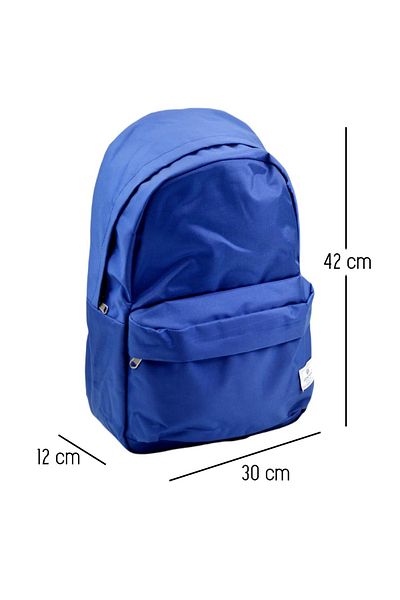 Sentor 2 Compartment School Backpack Navy Blue (60153)