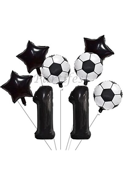Parti Station Football Concept 11 Year Old Balloon Set Match Concept Birthday Set Age Balloon Set