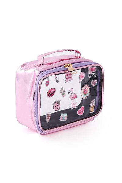 Think Happy Makeup and Cosmetic Bag - Stylish and Convenient Set