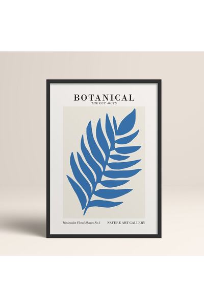 HOMEPACK Pictură cu rame din lemn negru Poster înrămat Decor artistic modern de perete (FLOWER270-BLACK-50X70)