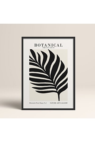 HOMEPACK Siyah Ahşap Çerçeveli Tablo Çerçeveli Poster Sanatsal Modern Duvar D...