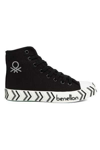 Benetton ®| Bn-90625- Black - Women's Sports Shoes