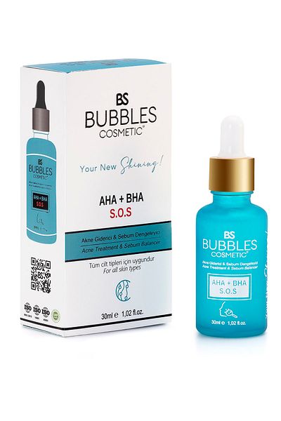 bs bubbles cosmetic Acne and Blackhead Remover, Sebum Balancing Serum 30ml