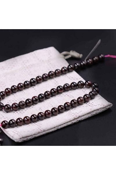 MYTAKIAĞACIMFH Lal Garnet Stone Necklace Natural Stone String 8 mm