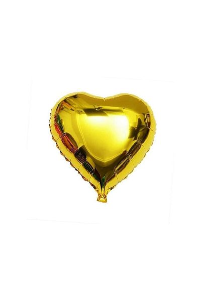Ekin Süs Gold 40 Cm Foil Heart Balloon