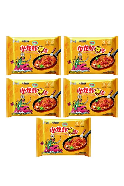 BAIXIANG Kerevit Aromalı Kızarmış Erişte ( Crawfish Flavor Stir Fried Noodle)...