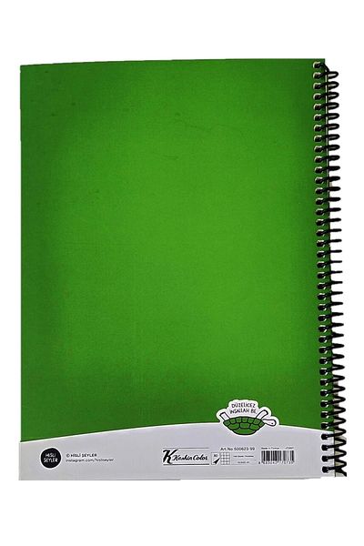 KESKİN COLOR Caietul lucrurilor emoționante 18,5*25 80 Yp. Copertă spiralată din carton subțire cu autocolant de hârtie ușoară