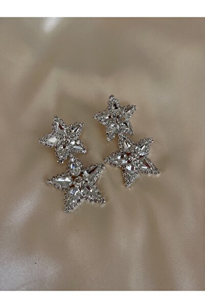 Coucou Silver 2'li Yıldız Küpe