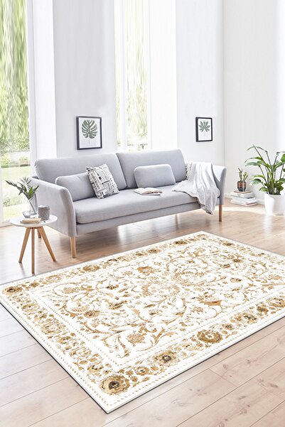 Thalia Home Kaymaz Tabanlı Yıkanabilir Dijital Baskılı Halı Yolluk Mutfak Hal...