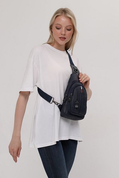 Gazelle Geantă pentru corp unisex bleumarin cu curea reglabilă cu mai multe compartimente Geantă gratuită 196