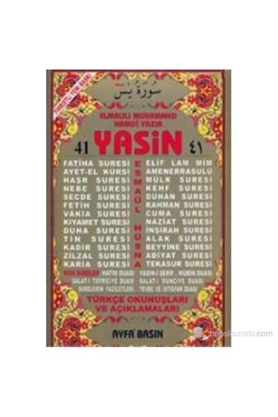 Ayfa Basın Yayın 41 Yasin Fihristli Rahle Boy - Türkçe Okunuşlu