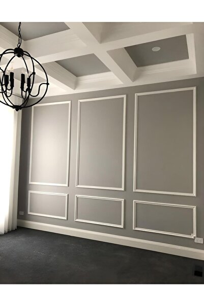 bigpapel Dekoratif Boyanabilir 2,5 Cm Duvar Çıtası 6 Adet Hazır Kesimli Çerçe...
