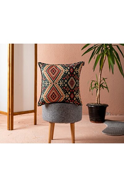 NESCO وسادة ديكور عرقية متضمنة وسادة داخلية 50x50 45x45 سم