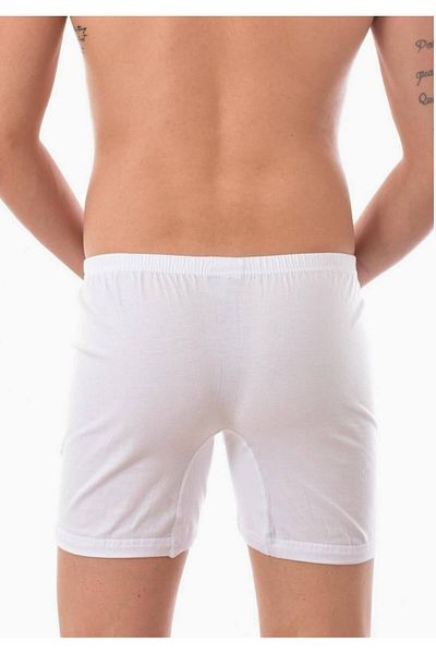 Tutku White Men's Long Panties New Season (10 Economic Pack)