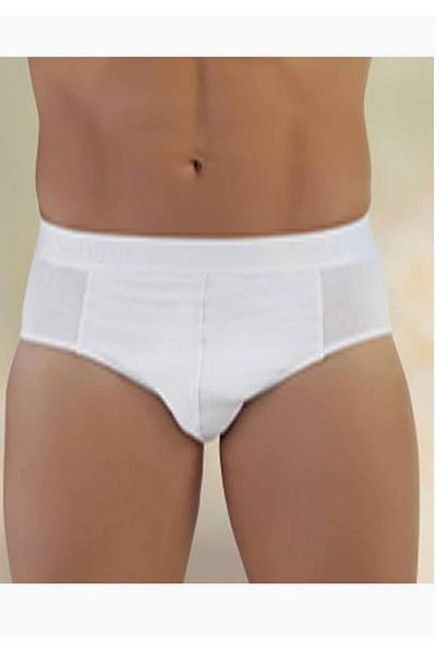 Şahinler Chiloți albi din lycra pentru bărbați din jerseu Slip M 1 pachet Noul sezon (pachet economic de 6 bucăți)