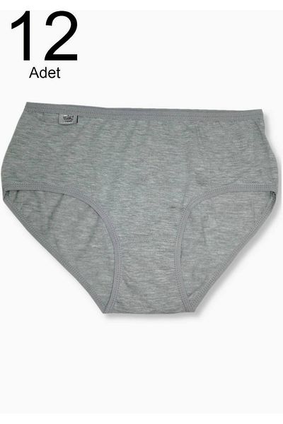 Tutku Γυναικεία γκρι 12 πακέτα Lycra Bato κιλότα Elf568tccm12 Νέα σεζόν