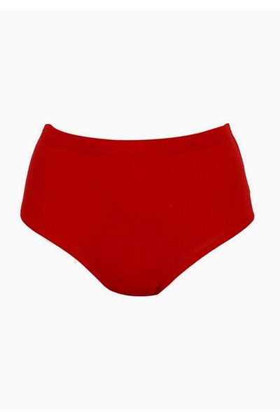 Tutku Chiloți roșii din Lycra cu nervuri elastice, 6 piese, cu talie înaltă Noul sezon