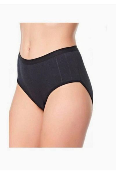 Tutku Pachet de 6 Chiloți Bikini Jacquard Negri pentru Damă Noul sezon