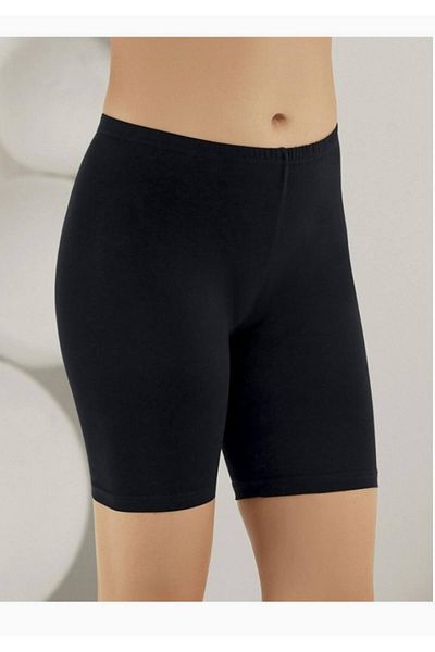 Şahinler Colanți scurti din lycra neagră pentru femei M Sh New Season (pachet economic de 6 bucăți)